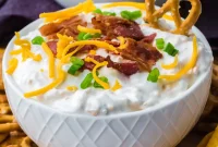 Creamy Loaded Baked Potato Dip Recipe for Parties and Game Day