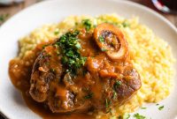 Ossobuco alla Milanese: Slow-Braised Veal Shanks with Risotto