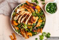 Sesame Orange Chicken Salad with Citrus Vinaigrette