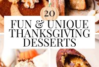 20 Creative Thanksgiving Desserts to Impress Your Guests