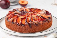 Moist Yogurt Plum Cake Recipe — Simple Summer Dessert
