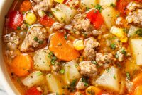 Hearty Sausage and Vegetable Soup Recipe for Cozy Weeknights