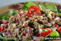 Gluten-Free Lentil Salad with Fresh Herbs and Lemon Dressing