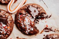 Double Chocolate Peppermint Brownie Cookies — Fudgy Holiday Treat