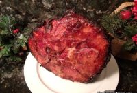 Cranberry Mustard Glazed Ham Recipe for Holidays