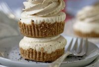 Mini Peanut Butter Espresso No-Bake Cheesecakes