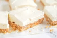 Creamy No-Bake Lemon Cheesecake Bars Recipe