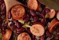 One-Pan Cajun Red Beans and Rice Skillet Recipe