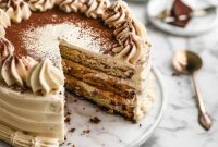 Classic Tiramisu Cake with Silky Mascarpone Frosting