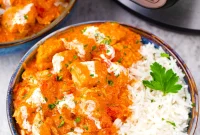 Instant Pot Chicken Tikka Masala with Fragrant Basmati Rice