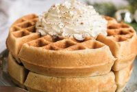 Eggnog Waffles Recipe: Fluffy Holiday Waffles with Warm Spices