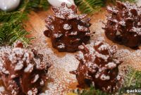 Chocolate Almond Brownie Pinecones — Decadent Dessert Recipe