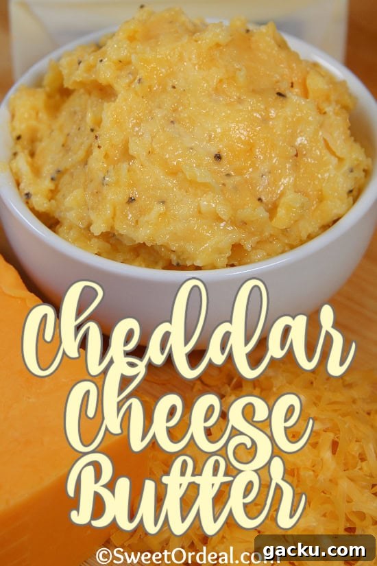 Cheddar Cheese Butter