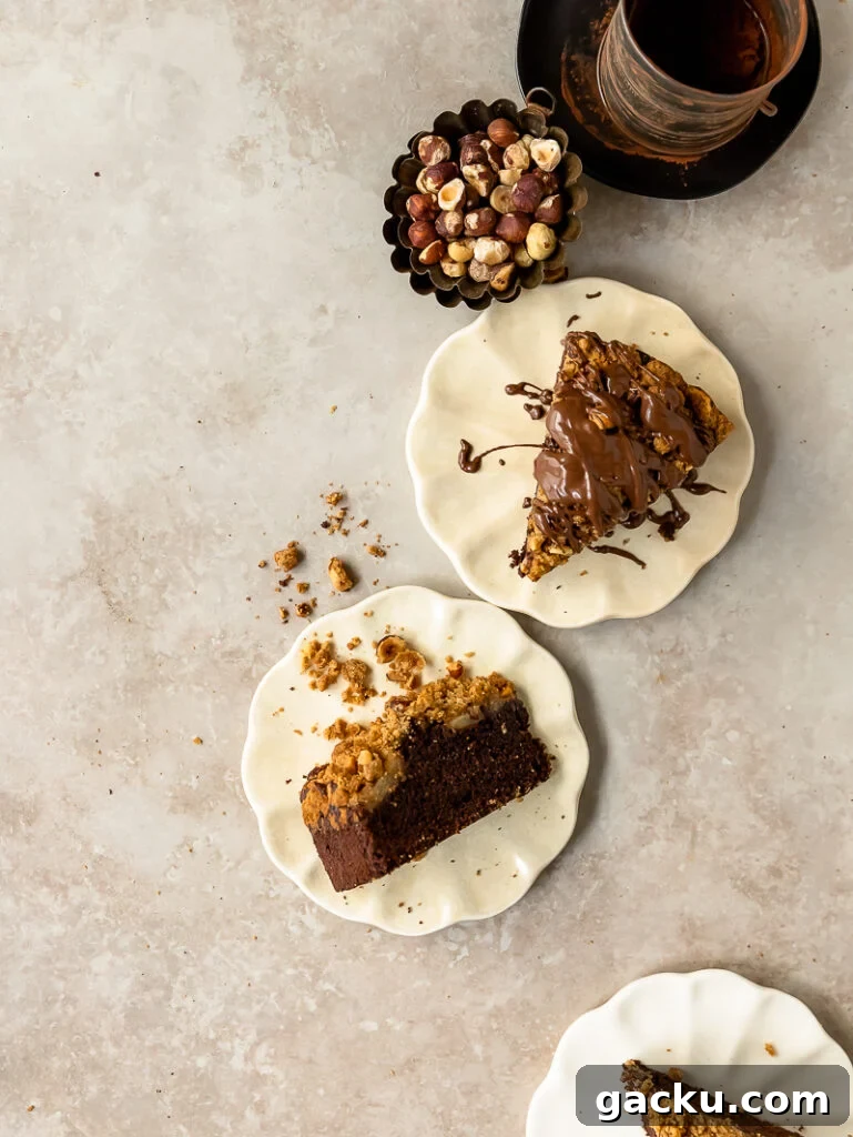 spiced chocolate pear cake
