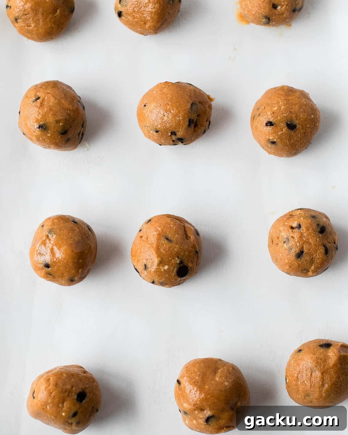 5-Ingredient Peanut Butter Cookie Dough Energy Bites 7 How to make peanut butter cookie dough bites