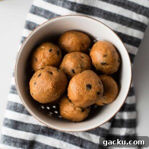 5-Ingredient Peanut Butter Cookie Dough Energy Bites 10 5 Ingredient Healthy Peanut Butter Cookie Dough Balls