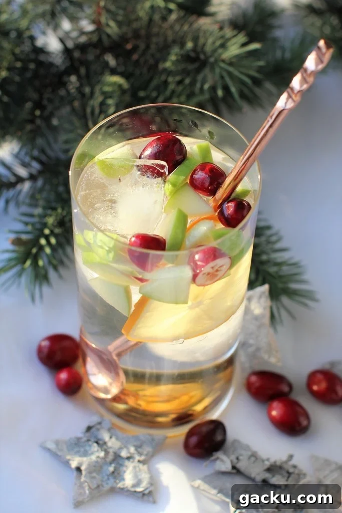 dieter's apple cranberry detox water - wonder water