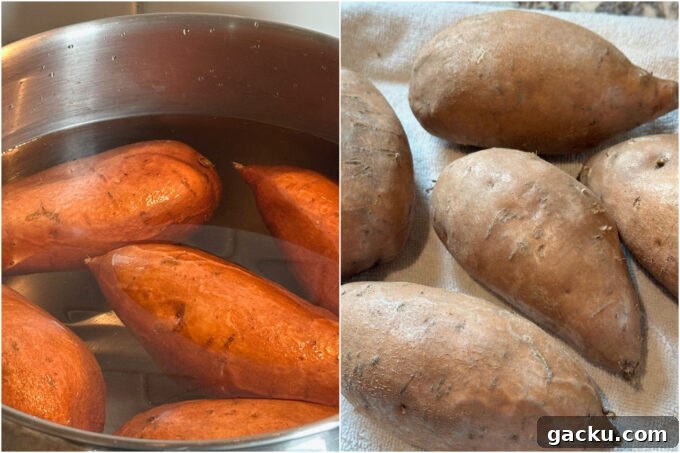 Sweet potatoes.