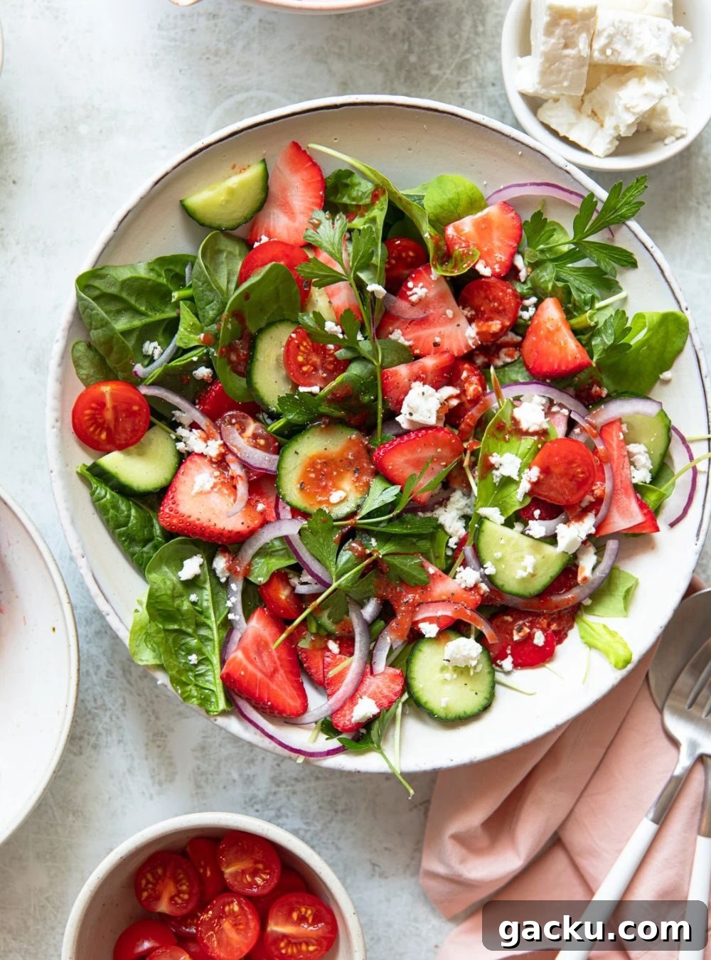 50+ Crowd-Pleasing Summer Recipes for Parties and Gatherings 25 summer strawberry salad with feta