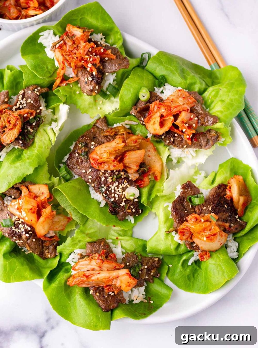 50+ Crowd-Pleasing Summer Recipes for Parties and Gatherings 29 korean beef lettuce wraps