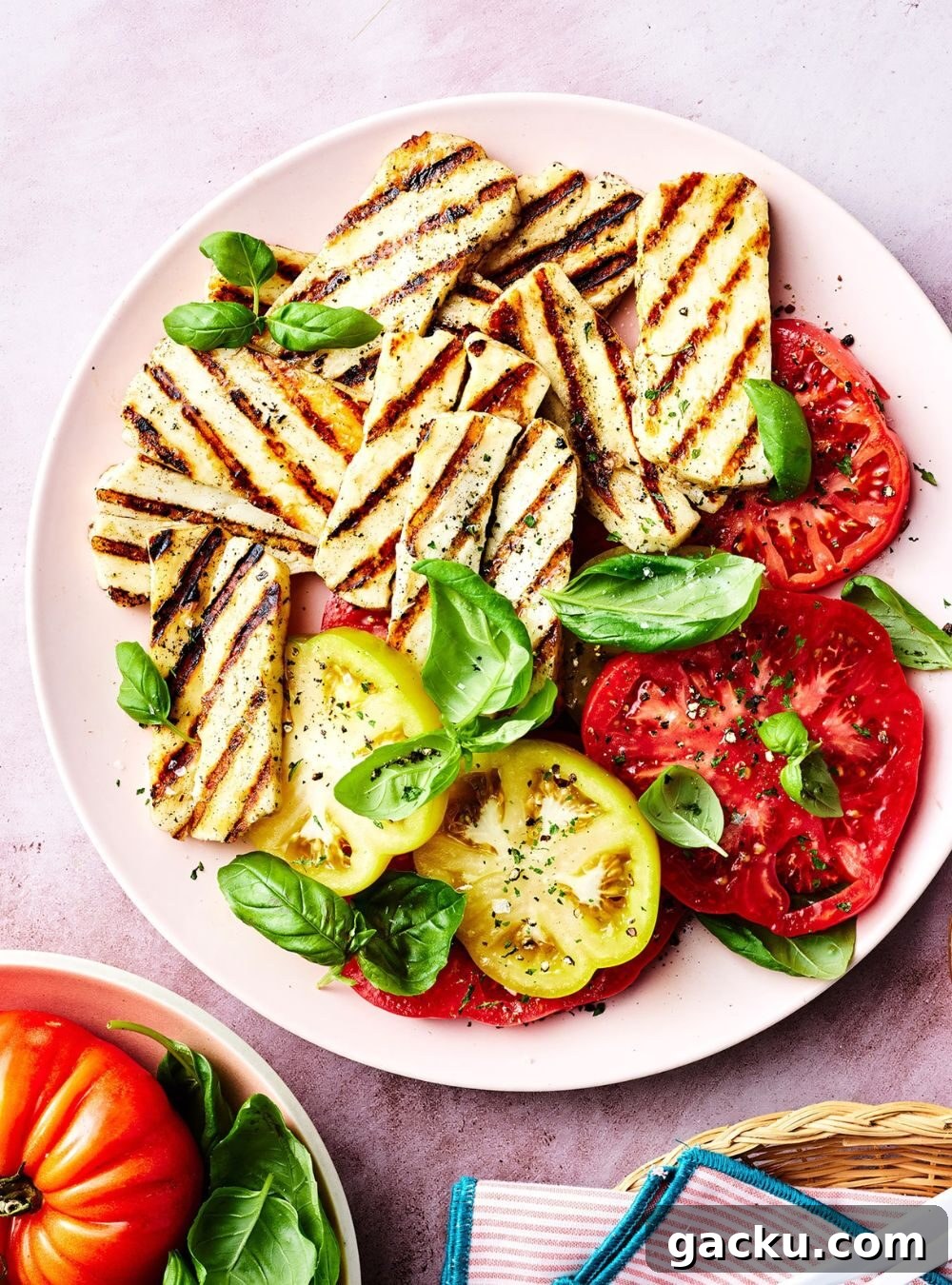 50+ Crowd-Pleasing Summer Recipes for Parties and Gatherings 31 grilled halloumi cheese