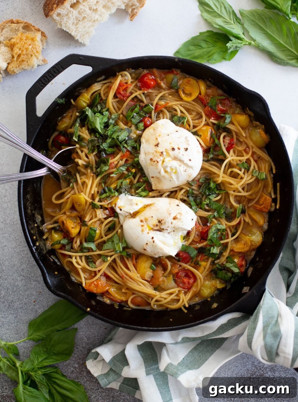 50+ Crowd-Pleasing Summer Recipes for Parties and Gatherings 33 one pot burrata pasta