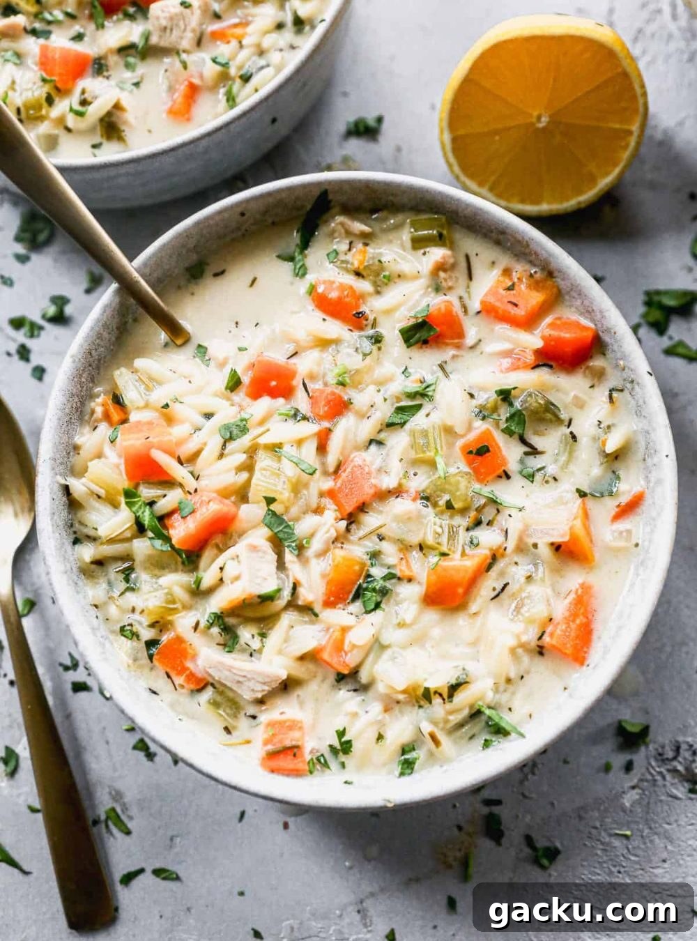 50+ Crowd-Pleasing Summer Recipes for Parties and Gatherings 34 lemon chicken orzo soup