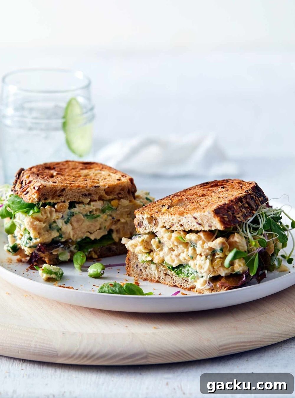 50+ Crowd-Pleasing Summer Recipes for Parties and Gatherings 49 chickpea salad sandwich