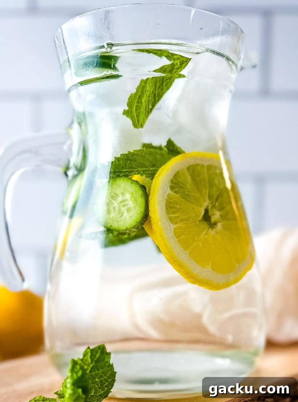 50+ Crowd-Pleasing Summer Recipes for Parties and Gatherings 55 cucumber lemon mint water
