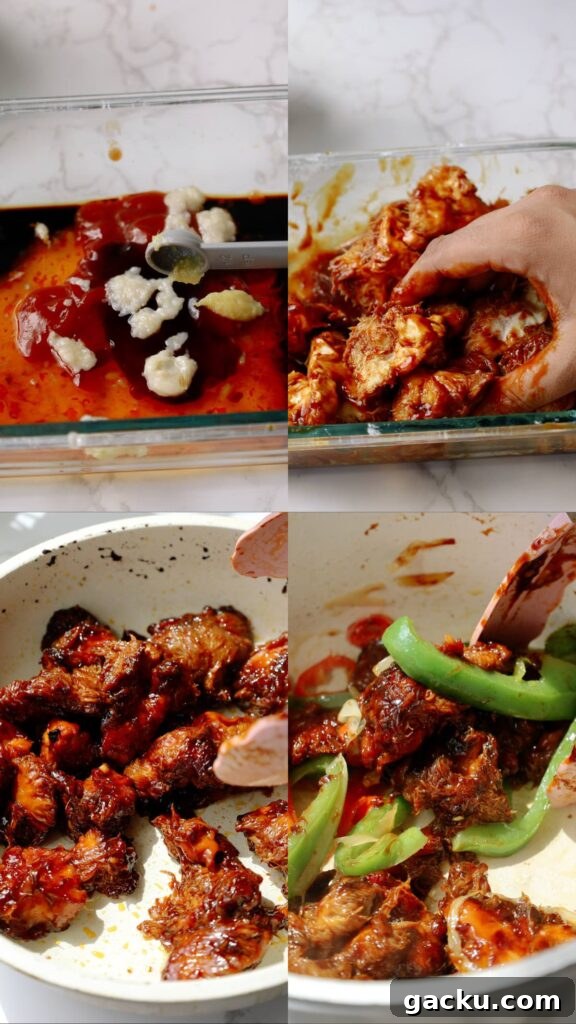 Vegan Sweet Chili Beef Stir-Fry: Plant-Based Recipe with Seitan 5 how to make vegan beef