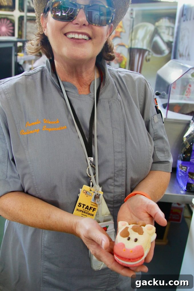 OC FAIR 2017 | Judging Cakes and Cupcakes Pamela with an OC Fair Macaron