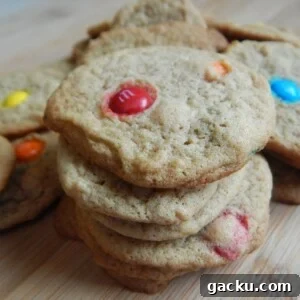 Mini M&M Cookies