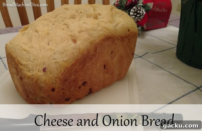 Cheese and Onion Bread Recipe for Bread Machines 2 Cheese and Onion Bread