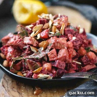 chicken beet salad featured image