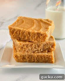 Lunch Lady Peanut Butter Bars.