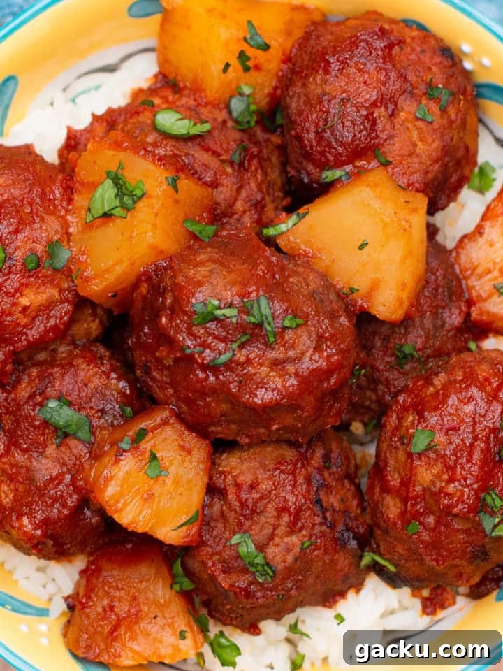 17 Tasty Recipes You Can Make with Frozen Meatballs 8 Slow Cooker Hawaiian Meatballs