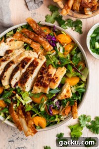 Sesame Orange Chicken Salad with Citrus Vinaigrette 4 Sesame Orange Chicken Salad