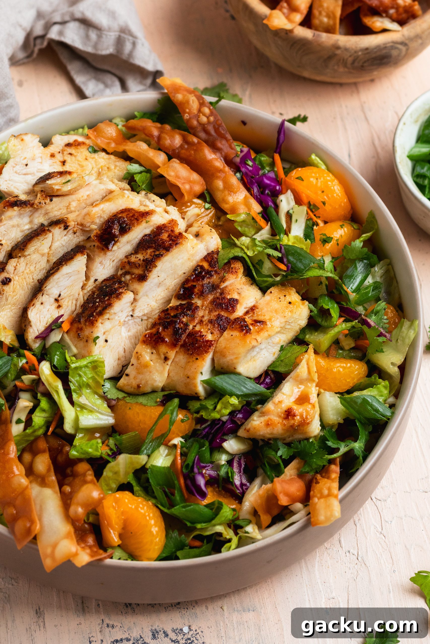 Sesame Orange Chicken Salad with Citrus Vinaigrette 5 Sesame Orange Chicken Salad