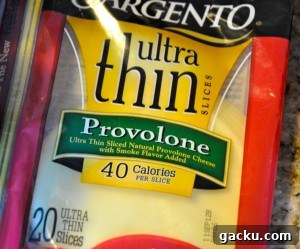provolone cheese slices