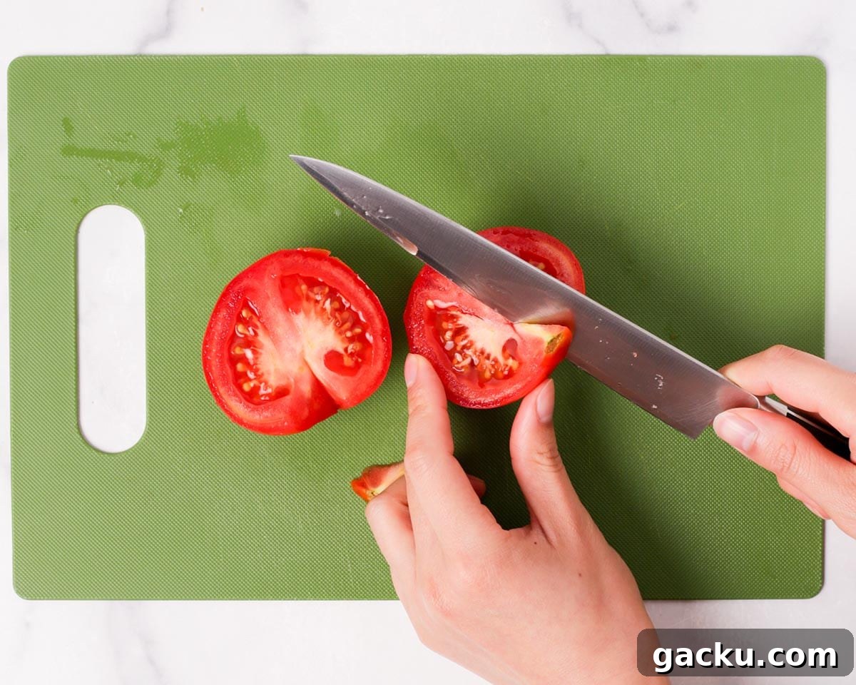 Chopped tomatoes
