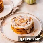 glazed pumpkin pancakes cinnamon swirl thumbnail