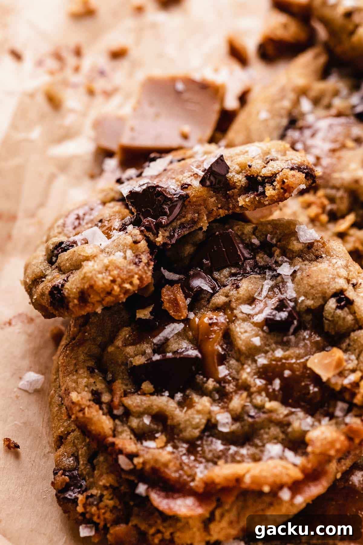 Bitten toffee brown butter cookie