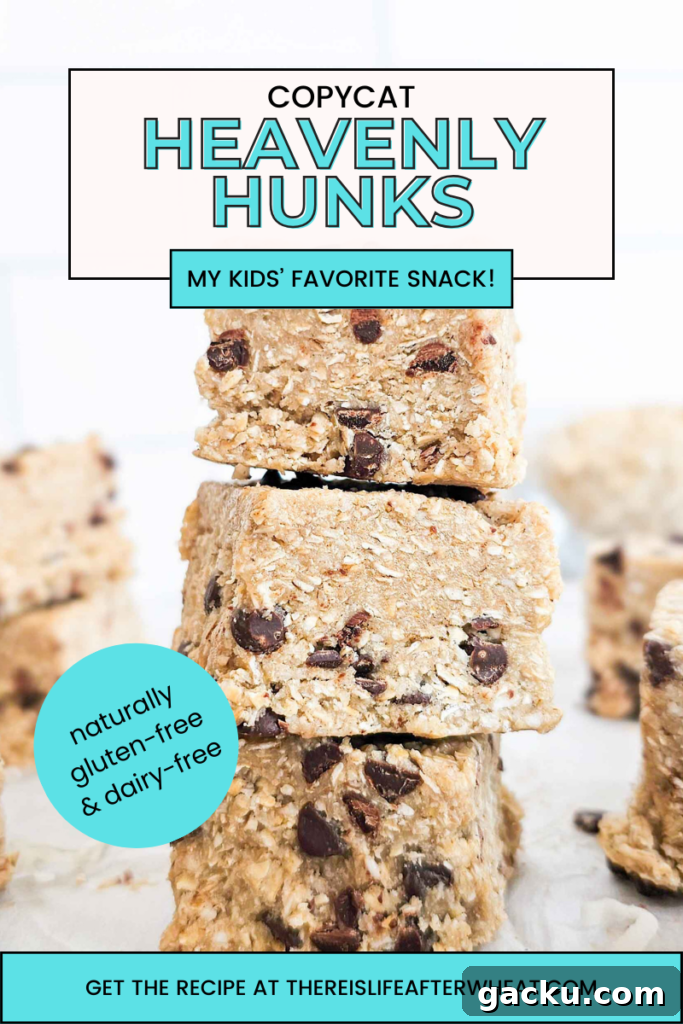 Copycat Heavenly Hunks Recipe Pinterest image.
