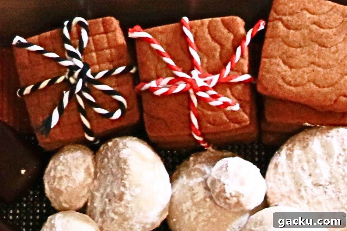 Present box cookies