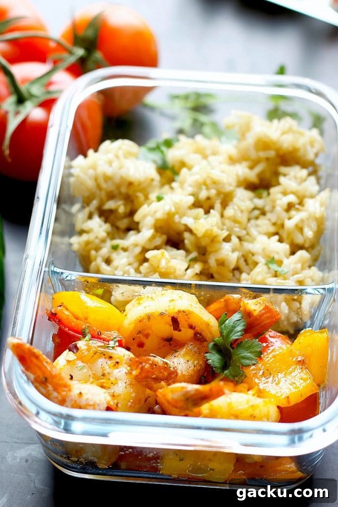Instant Pot Shrimp Meal Prep Bowls!