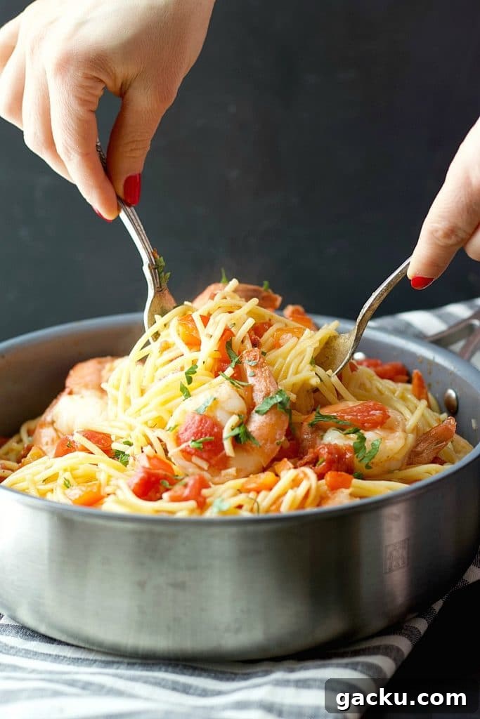 Shrimp Spaghetti Aglio & Olio
