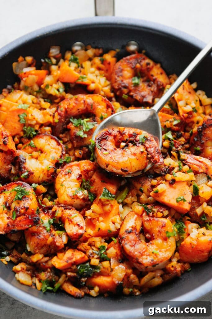 whole30 shrimp cauliflower rice