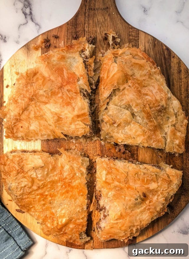 Phyllo Meat Pie Pastry