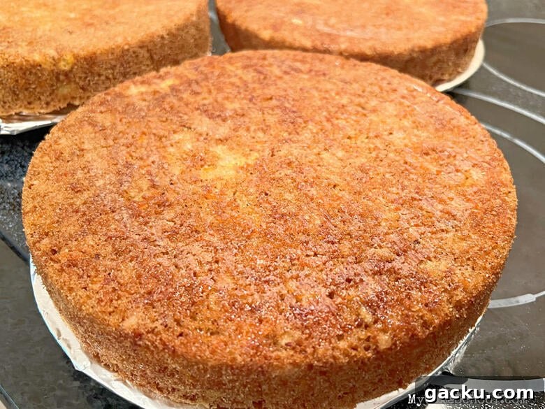 Maple-Glazed Carrot Cake Recipe with Cream Cheese Frosting 7 Maple Carrot Cake Layers