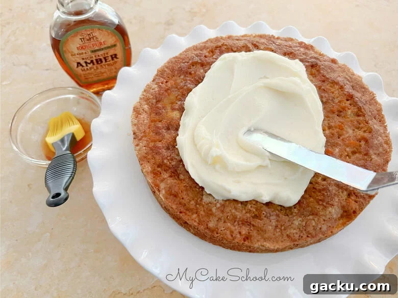 Maple-Glazed Carrot Cake Recipe with Cream Cheese Frosting 10 Maple Carrot Cake